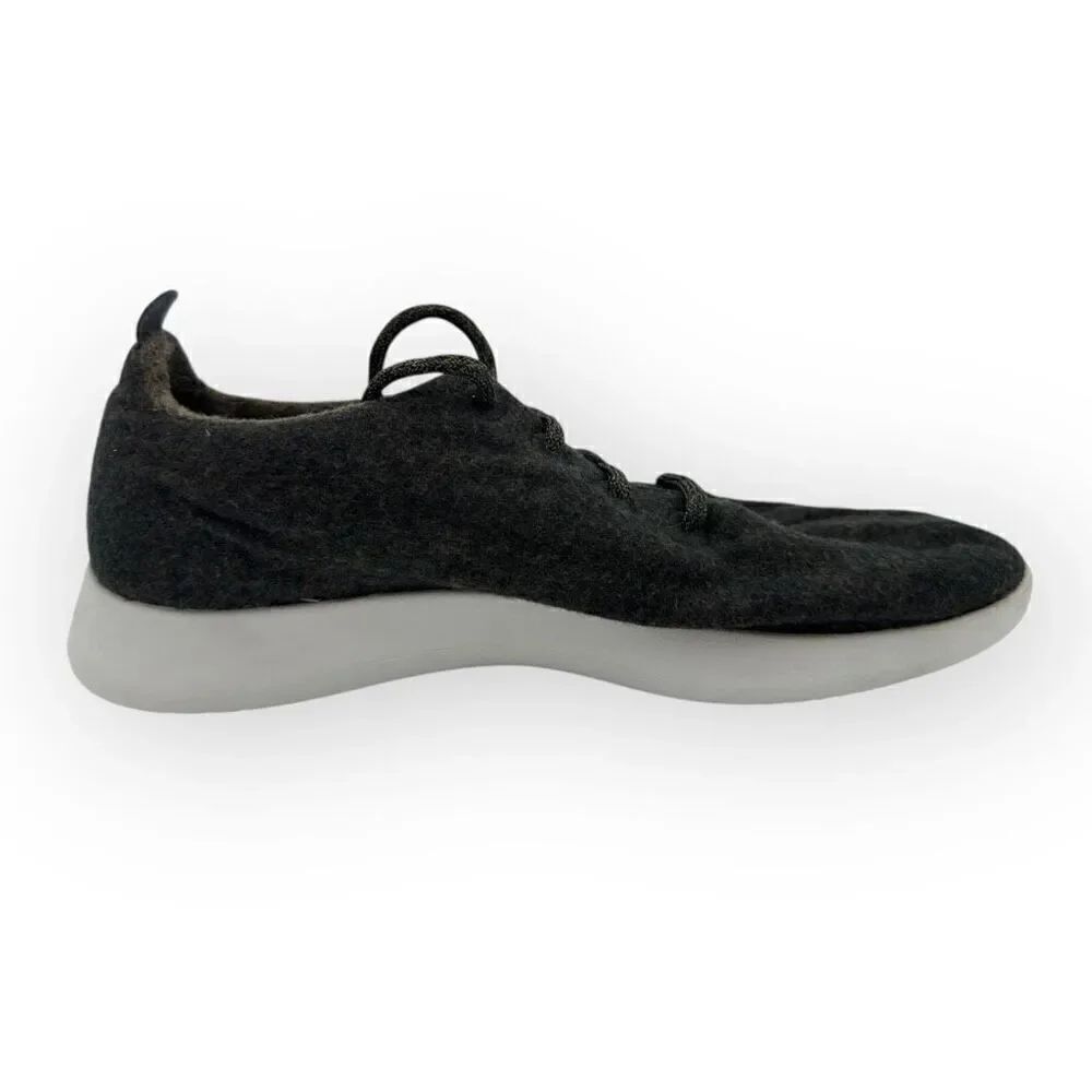 Allbirds Mens NZ Merino Wool Runners Lace Up Sneaker Shoes Gray Size 9